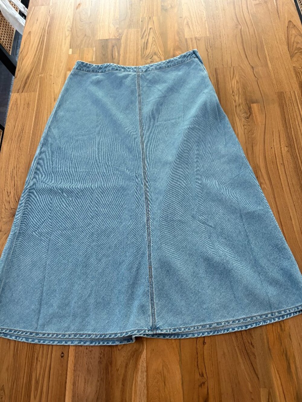 Madewell Airy Denim Slip Midi skirt - 29